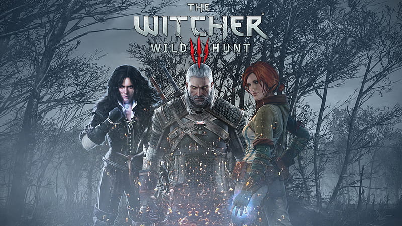 122195 Logo Triss Merigold The Witcher Video Games The Witcher 3: Wild Hunt Yennefer Of Vengerberg Geralt Of Rivia - Android / iPhone Background (png / jpg) (2022), HD wallpaper